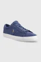 Σουέτ αθλητικά παπούτσια Polo Ralph Lauren SAYER σκούρο μπλε