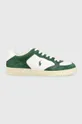 zielony Polo Ralph Lauren sneakersy skórzane Polo Crt Lux Męski