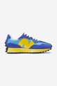 New Balance 327 Warped Essentials Marine Blue Yellow synthetic blue U327WEH