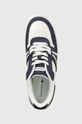 Lacoste sneakers din piele L001 Leather Trainers bleumarin 45SMA0036