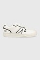 Lacoste sneakers din piele L001 Baseline Leather Trainers mic de statură alb 45SMA0126