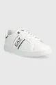 Δερμάτινα αθλητικά παπούτσια EA7 Emporio Armani λευκό