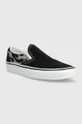 Πάνινα παπούτσια Vans Classic Slip-On μαύρο