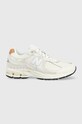 New Balance sneakersy M2002REC skóra zamszowa biały M2002REC