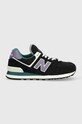 Tenisky New Balance U574LV2 semišová kůže černá U574LV2