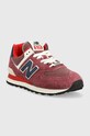 New Balance sneakersy U574RX2 U574RX2 bordowy SS23