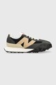 New Balance sneakersy UXC72RN skóra zamszowa czarny UXC72RN