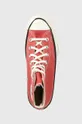 κόκκινο Πάνινα παπούτσια Converse Chuck 70 HI