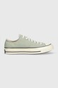 Кеды Converse Chuck 70 OX платформа зелёный A02769C