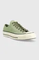 Πάνινα παπούτσια Converse Chuck 70 OX πράσινο