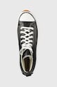 Кожаные кеды Converse Run Star Hike Platform чёрный A04292C