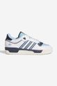 Kožne tenisice adidas Originals Rivalry Low 86 ravni bijela FZ6334