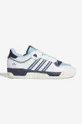 white adidas Originals leather sneakers Rivalry Low 86 Unisex