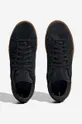 black adidas Originals suede sneakers Stan Smith Crepe