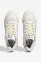 white adidas Originals leather sneakers Rivalry Low 86 GZ2556