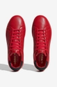 red adidas Originals leather sneakers Stan Smith Relasted H06