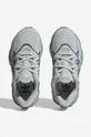 gray adidas Originals suede sneakers Ozweego J HQ1633