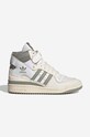 adidas Originals sneakersy skórzane Forum 84 HI płaska biały HQ4377
