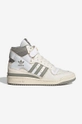 white adidas Originals leather sneakers Forum 84 HI Unisex