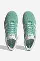 green adidas Originals suede sneakers Gazelle W