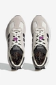 gray adidas Originals leather sneakers Retropy E5 W