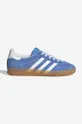 μπλε Σουέτ αθλητικά παπούτσια adidas Originals Gazelle Indoor Unisex