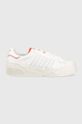Кожени маратонки adidas Originals Superstar Bonega 2B равна бял IG2395
