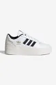 white adidas Originals leather sneakers Forum Bonega Unisex