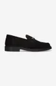 black Filling Pieces suede loafers Loafer Suede Unisex