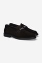 Semišové mokasíny Filling Pieces Loafer Suede 44222791861 čierna