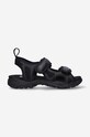 MCQ sandały Striae imitacja skóry licowej czarny 682031R28051000