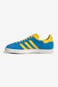 Kožené sneakers boty adidas Originals Gazelle modrá