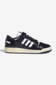 adidas leather sneakers Forum 84 Low grain leather navy GZ9556