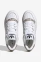 adidas Originals sneakersy skórzane Rivalry Low 86 W biały