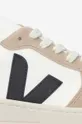 Kožené sneakers boty Veja V-10  Svršek: Přírodní kůže, Semišová kůže Vnitřek: Textilní materiál Podrážka: Umělá hmota