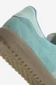 blue adidas Originals suede sneakers Bermuda
