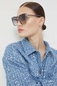 Guess okulary przeciwsłoneczne kocie oczy brązowy GU7871.5920B