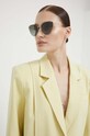 Солнцезащитные очки Tom Ford кошачий глаз чёрный FT1005.6228B