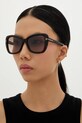 Tom Ford okulary przeciwsłoneczne jednolita brązowy FT1008.5552F