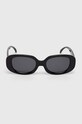 Vans okulary przeciwsłoneczne jednolita czarny VN0007A7BLK1