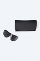 Rick Owens okulary przeciwsłoneczne Occhiali Da Sole Sunglasses Shield czarny