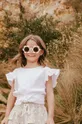beżowy Elle Porte okulary przeciwsłoneczne dziecięce Bellis Dziewczęcy