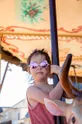 różowy Ki ET LA okulary przeciwsłoneczne dziecięce Ourson Dziecięcy
