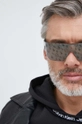 szary Philipp Plein okulary przeciwsłoneczne