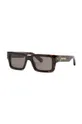 ciemny brązowy Philipp Plein okulary przeciwsłoneczne Unisex