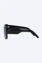 czarny Rick Owens okulary przeciwsłoneczne Occhiali Da Sole Sunglasses Documenta