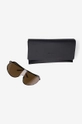 Rick Owens okulary przeciwsłoneczne Occhiali Da Sole Sunglasses Shield czarny