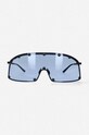 Rick Owens occhiali da sole a tinta unita nero RG0000001.BLUE