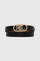 Lauren Ralph Lauren bőr öv barna 412883714