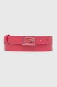 Кожаный ремень Guess розовый BW7780.LEA25